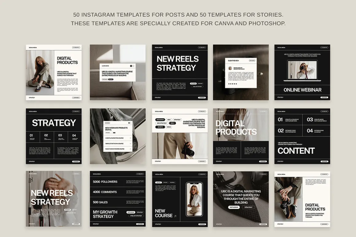 200 Instagram Templates for Coaches