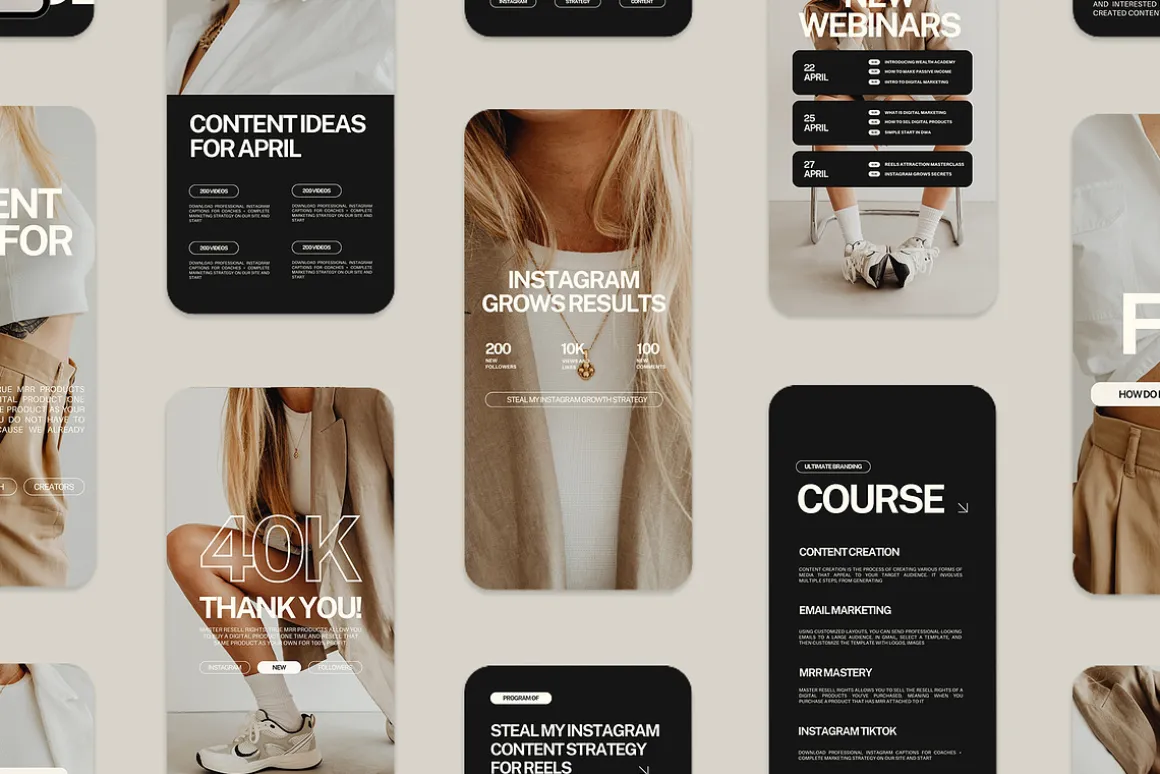 200 Instagram Templates for Coaches