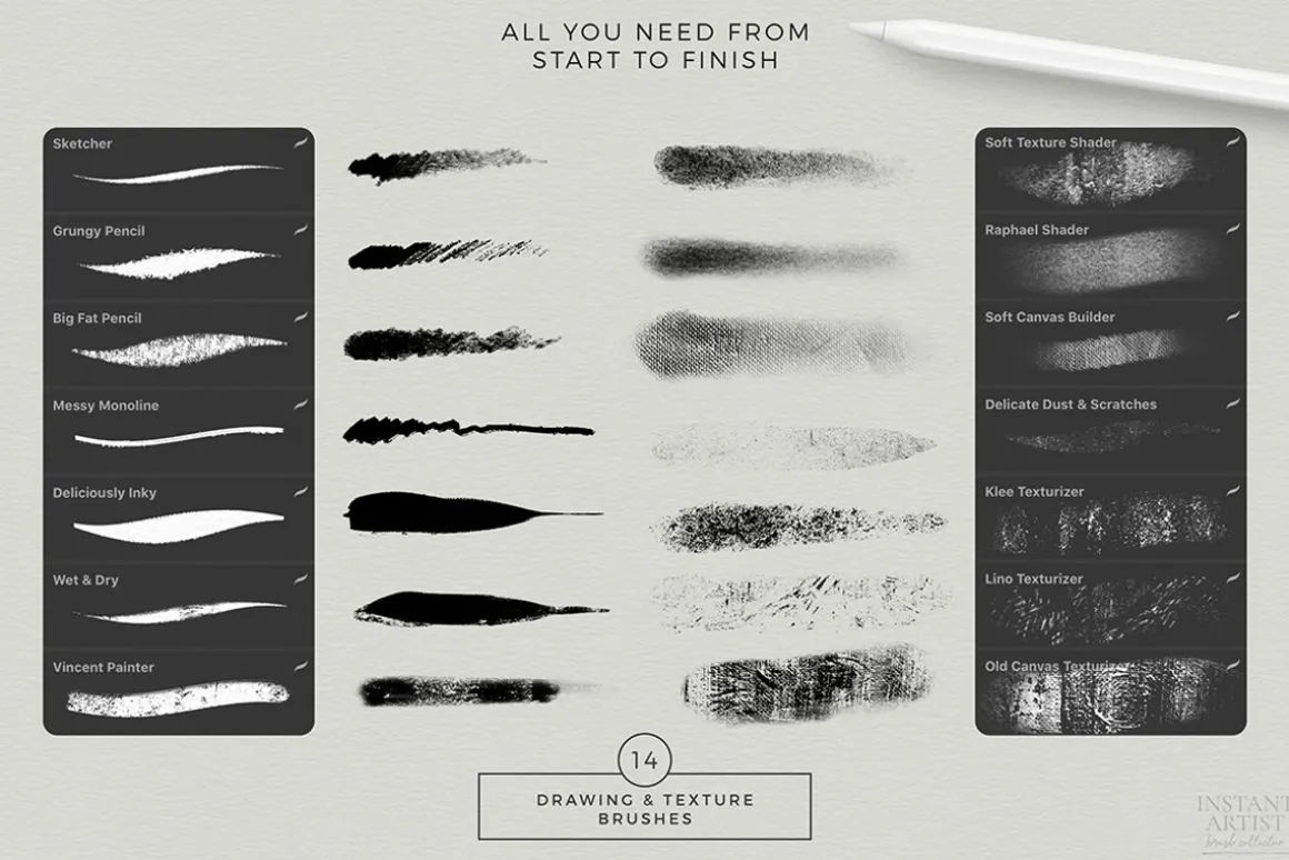 Instant Artist Procreate Brushes