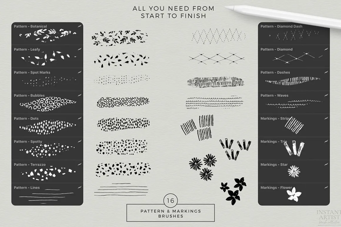 Instant Artist Procreate Brushes