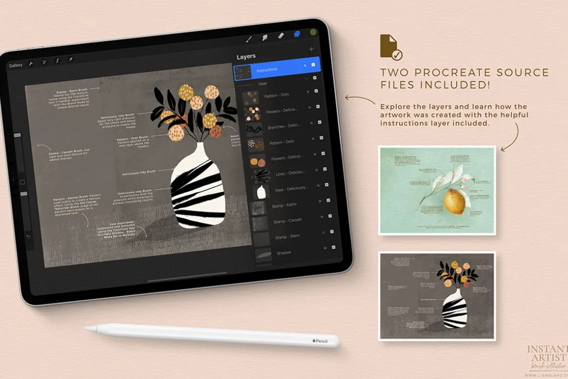 Instant Artist Procreate Brushes
