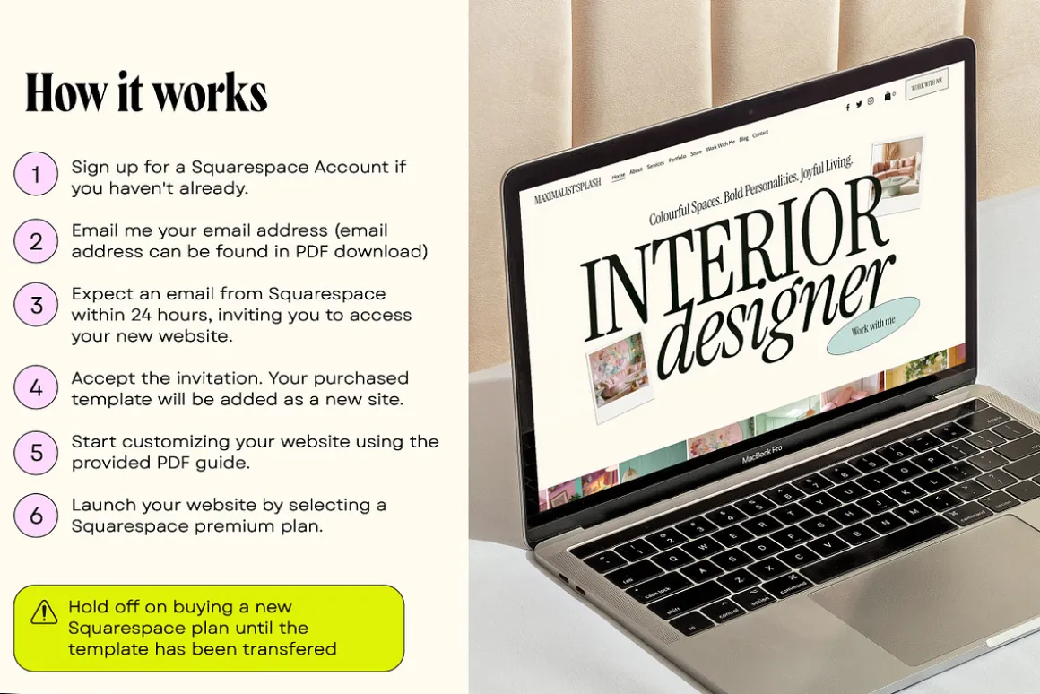 Interior Design Website Template