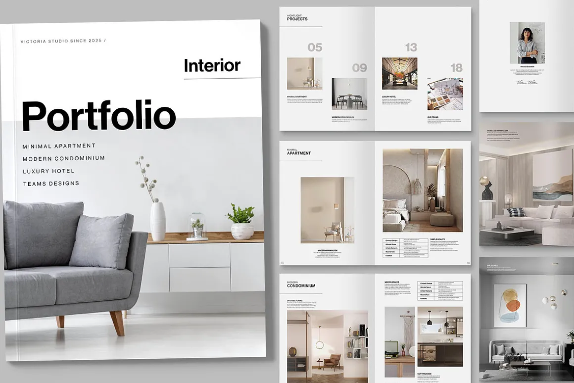 Interior Design Portfolio Template