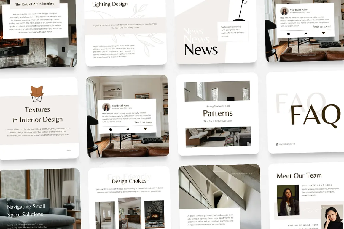 100 Interior Design Posts