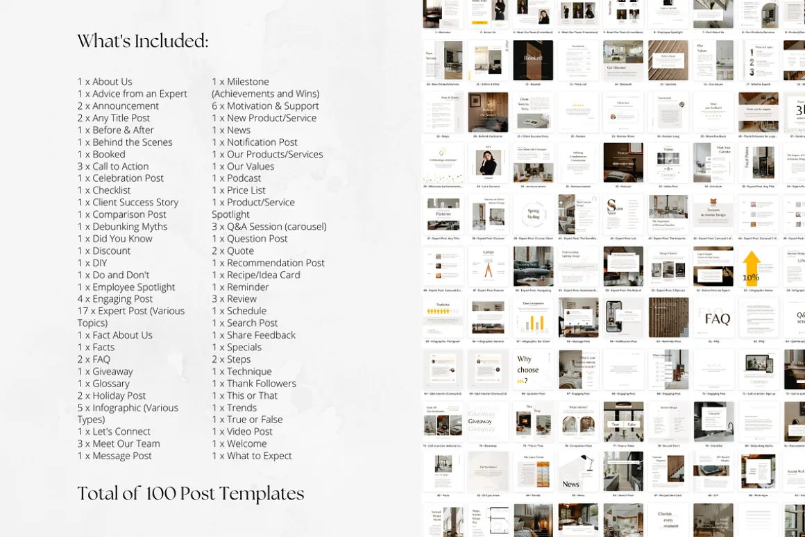 100 Interior Design Posts