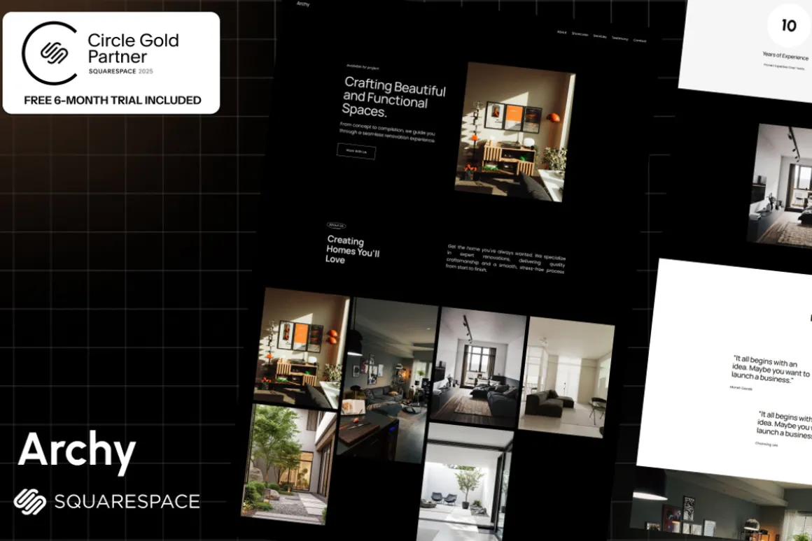 Interior Design Squarespace 7.1