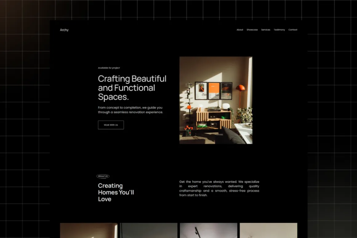 Interior Design Squarespace 7.1