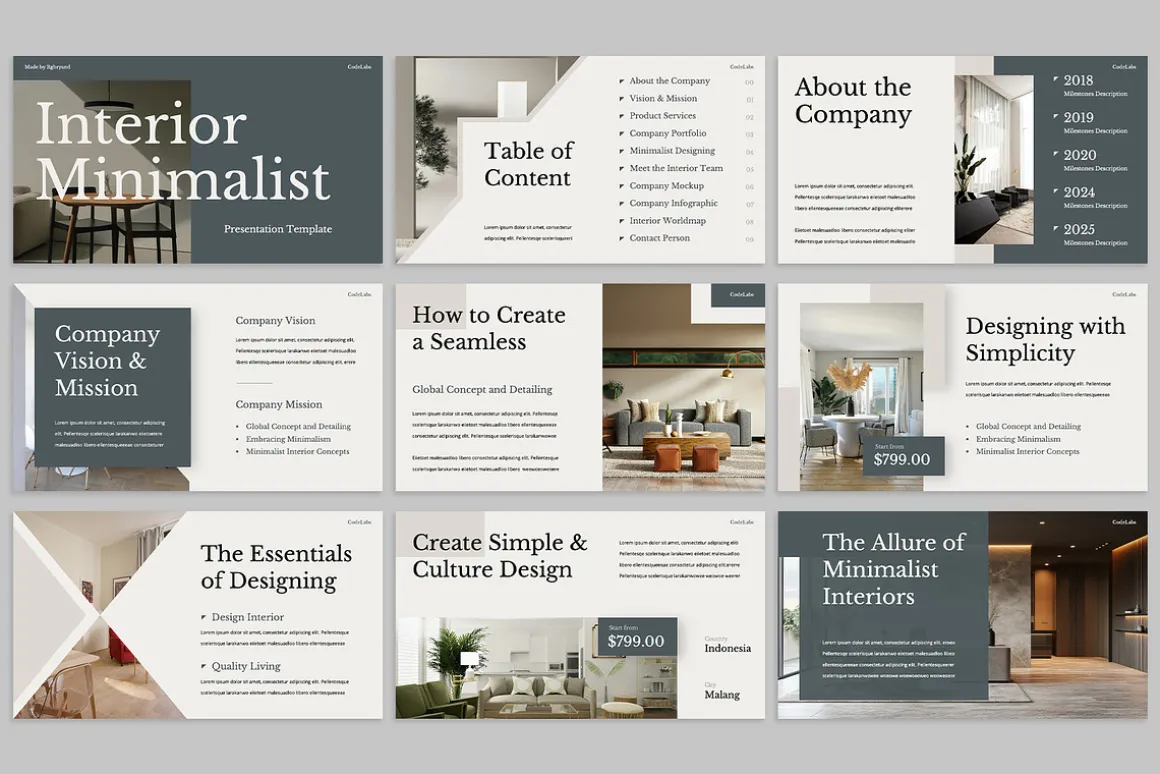 Interior Google Slides