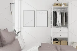 Interior mockup artwork background