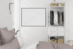 Interior mockup artwork background