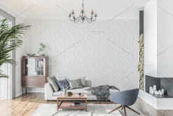 Interior wallpaper mockup