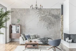 Interior wallpaper mockup