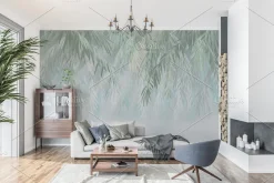 Interior wallpaper mockup