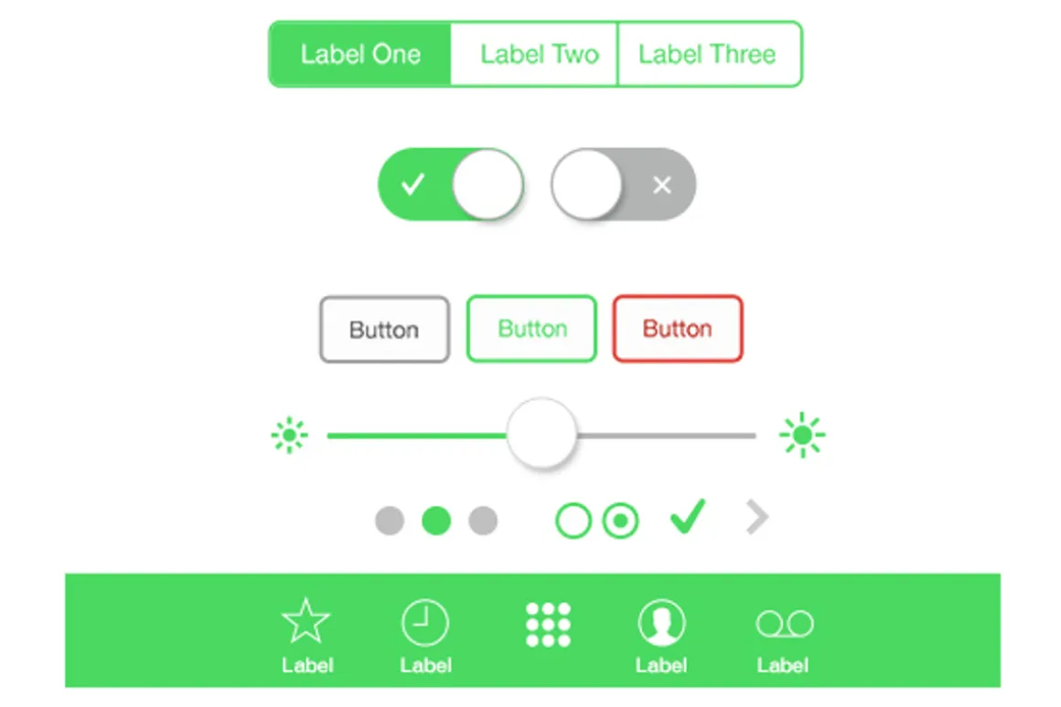 iOS Style UI Kit