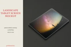 iPad Pro Tablet Screen Mockup
