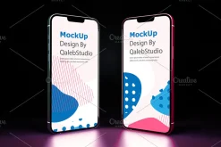iPhone 13 In Dark Mockup