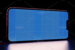 iPhone 13 In Dark Mockup