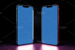 iPhone 13 In Dark Mockup