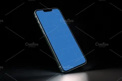 iPhone 13 In Dark Mockup