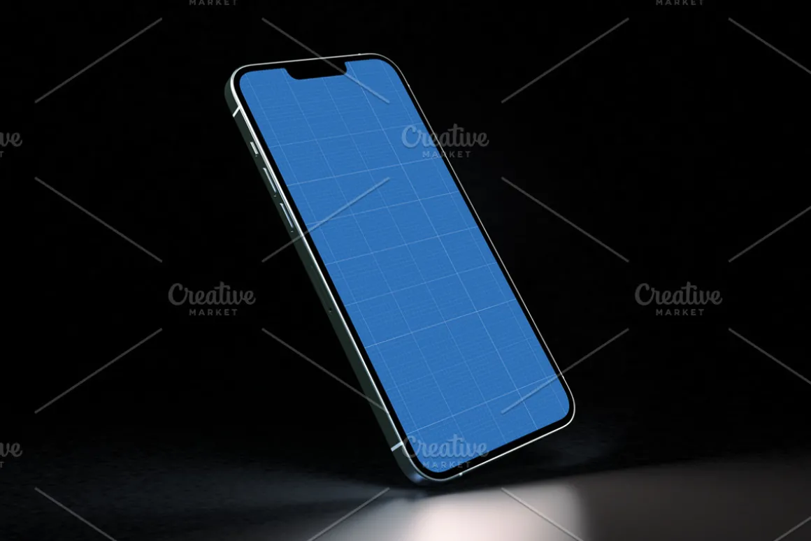 iPhone 13 In Dark Mockup