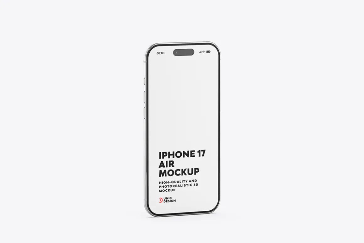 iPhone 17 Air Mockup