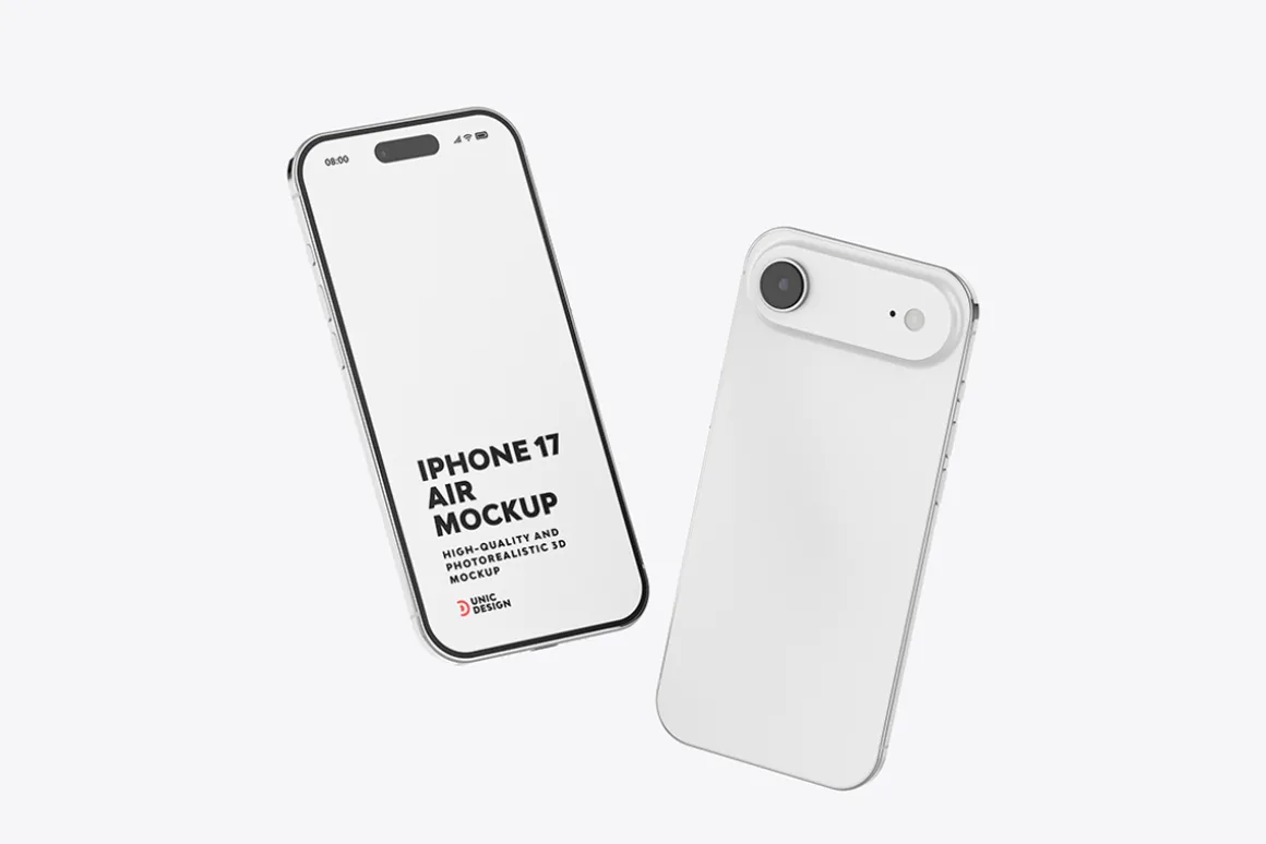 iPhone 17 Air Mockup