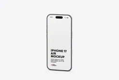 iPhone 17 Air Mockup