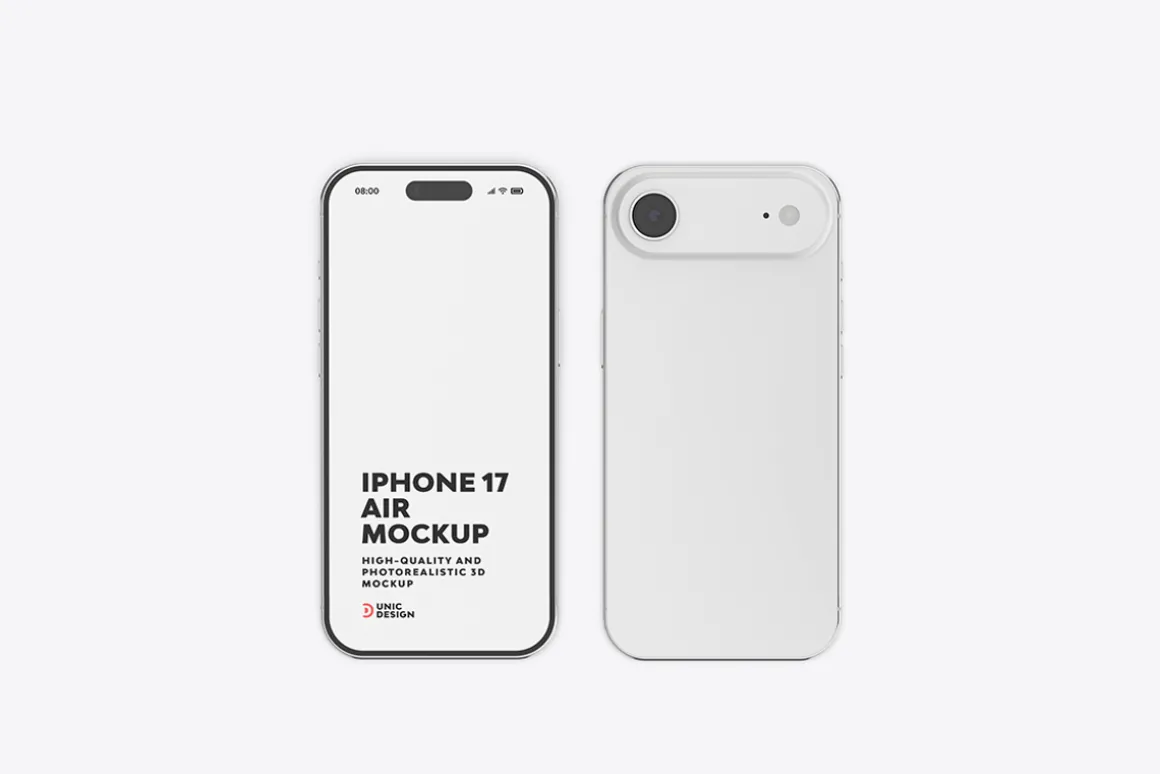 iPhone 17 Air Mockup