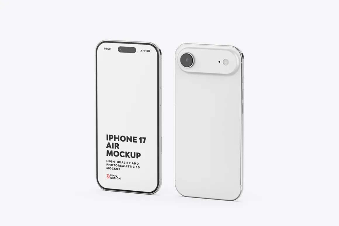 iPhone 17 Air Mockup
