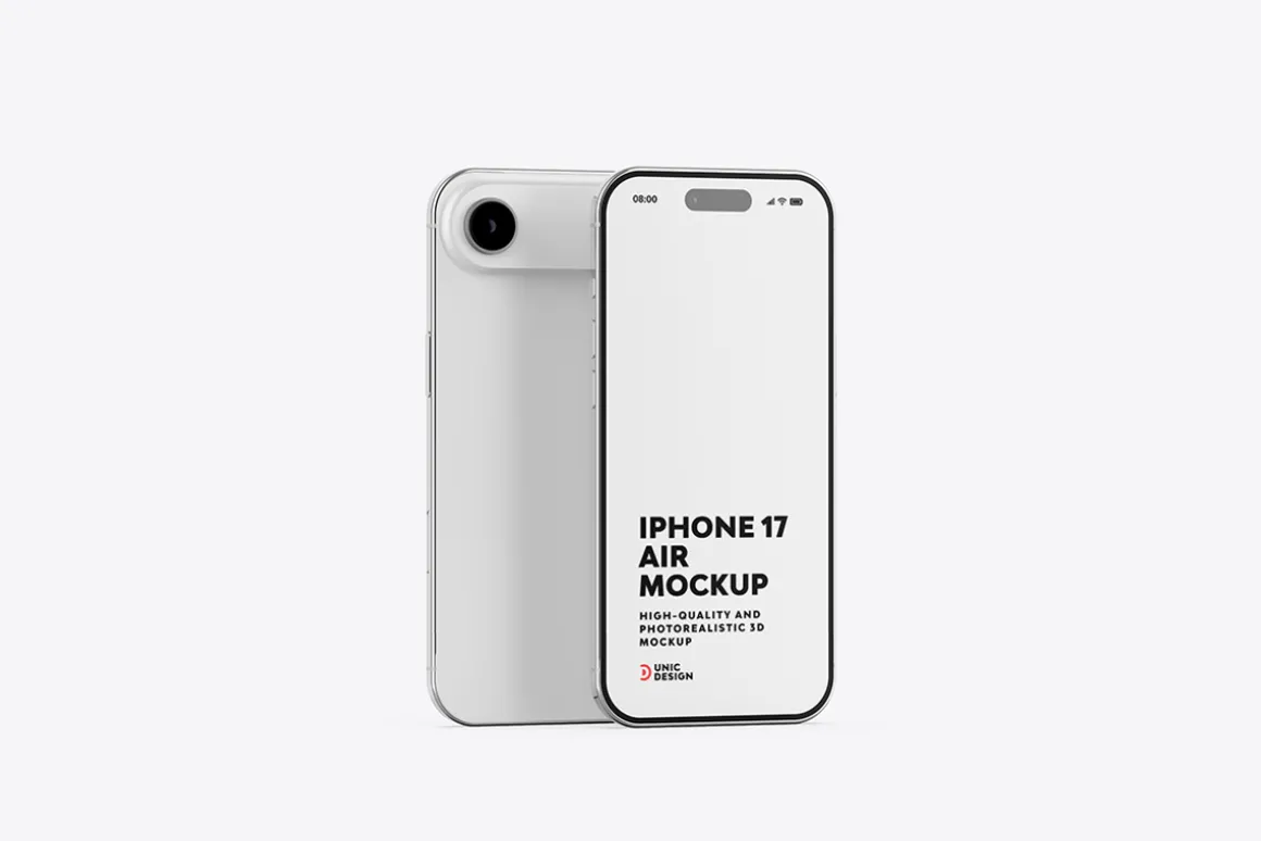 iPhone 17 Air Mockup