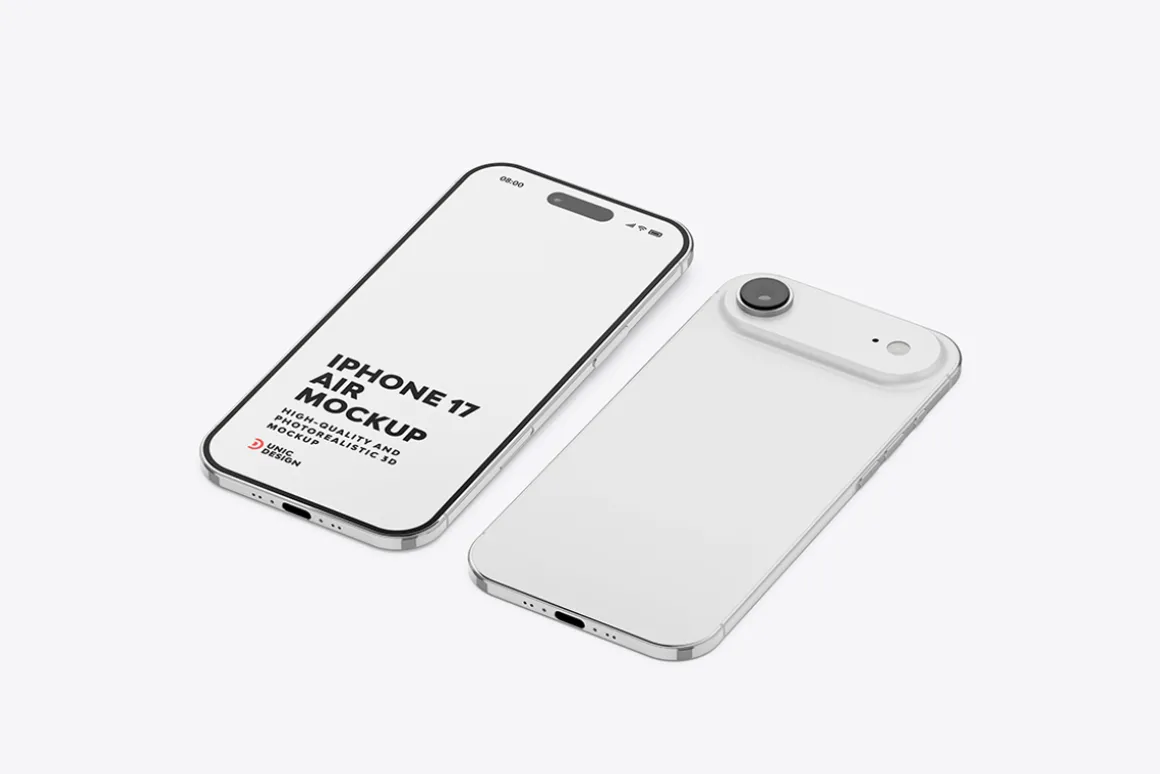 iPhone 17 Air Mockup