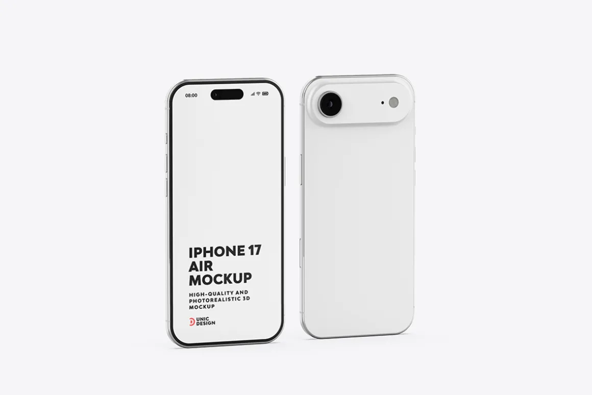 iPhone 17 Air Mockup