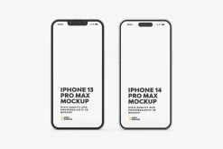 iPhone 13 and iPhone 14 Mockup