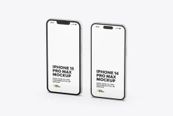 iPhone 13 and iPhone 14 Mockup