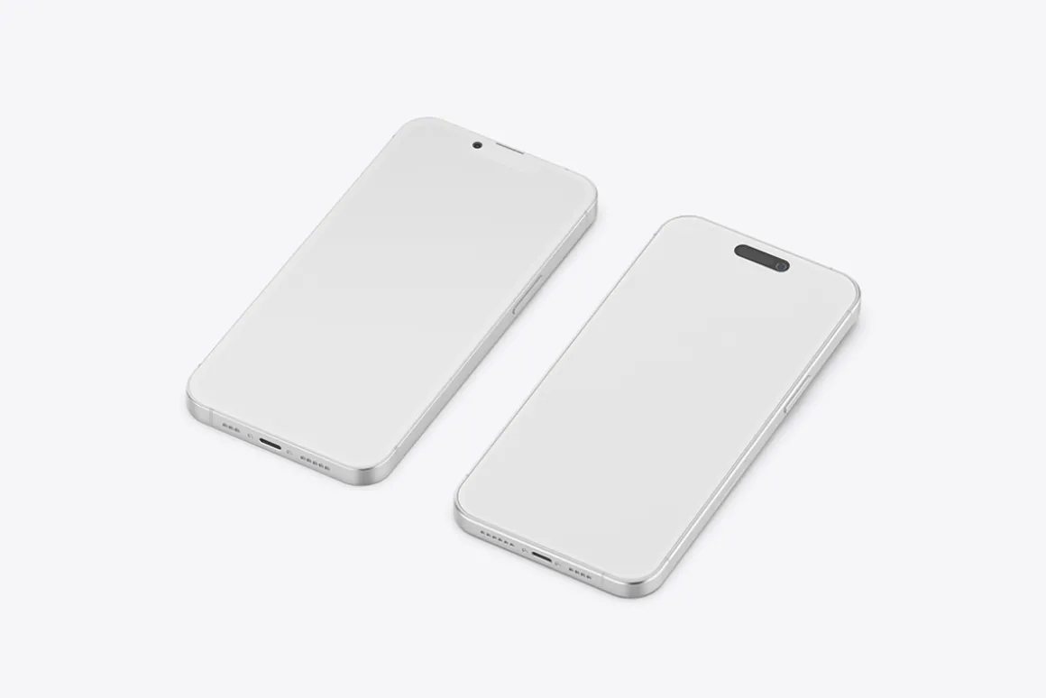 iPhone 13 and iPhone 14 Mockup