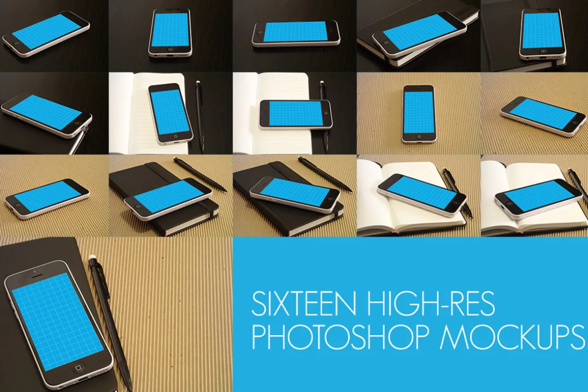16 iPhone 5c Mockups