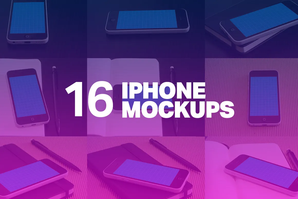 16 iPhone 5c Mockups