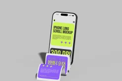 Iphone Long Scroll Mockup