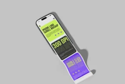 Iphone Long Scroll Mockup