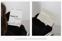 iPhone MacBook Poster Tube Mockups