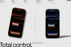 Iphone 17 Pro Mockup Set