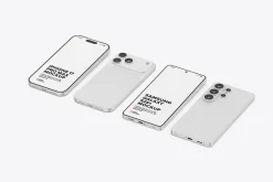 iPhone 17 & Samsung S26 Phone Mockup