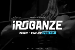 Iroganze - Thick & Sport Font