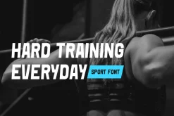 Iroganze - Thick & Sport Font