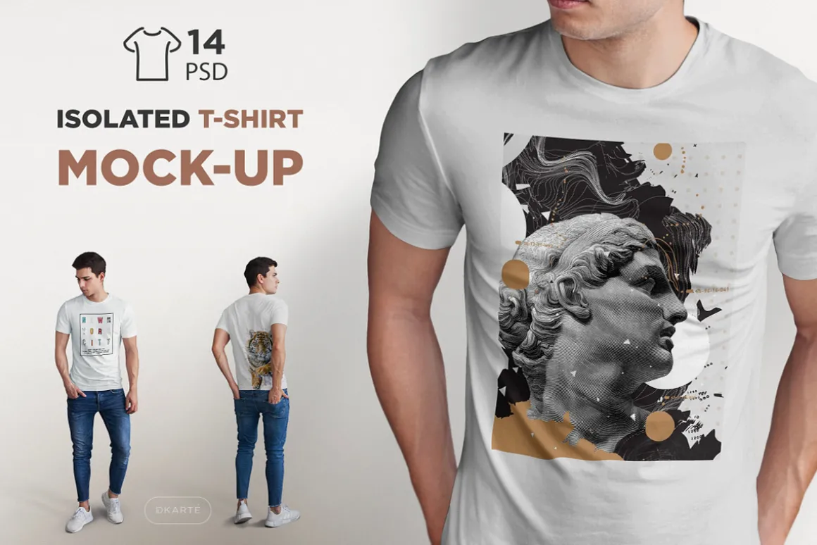 Isolated T-Shirt Mock-Up