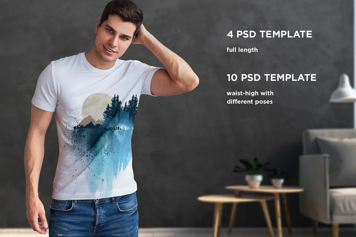 Isolated T-Shirt Mock-Up