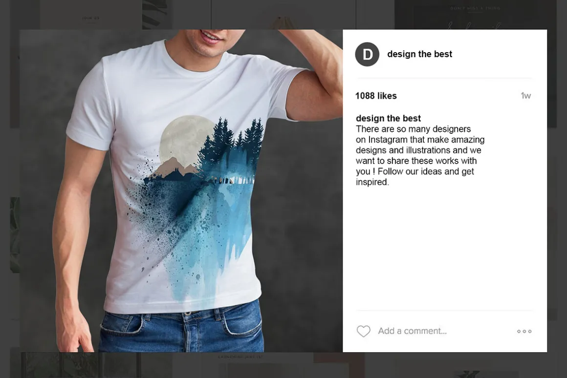 Isolated T-Shirt Mock-Up