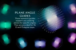 160 Isometric Guides (PNG, Brushes)