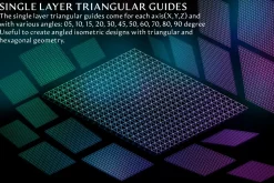 160 Isometric Guides (PNG, Brushes)