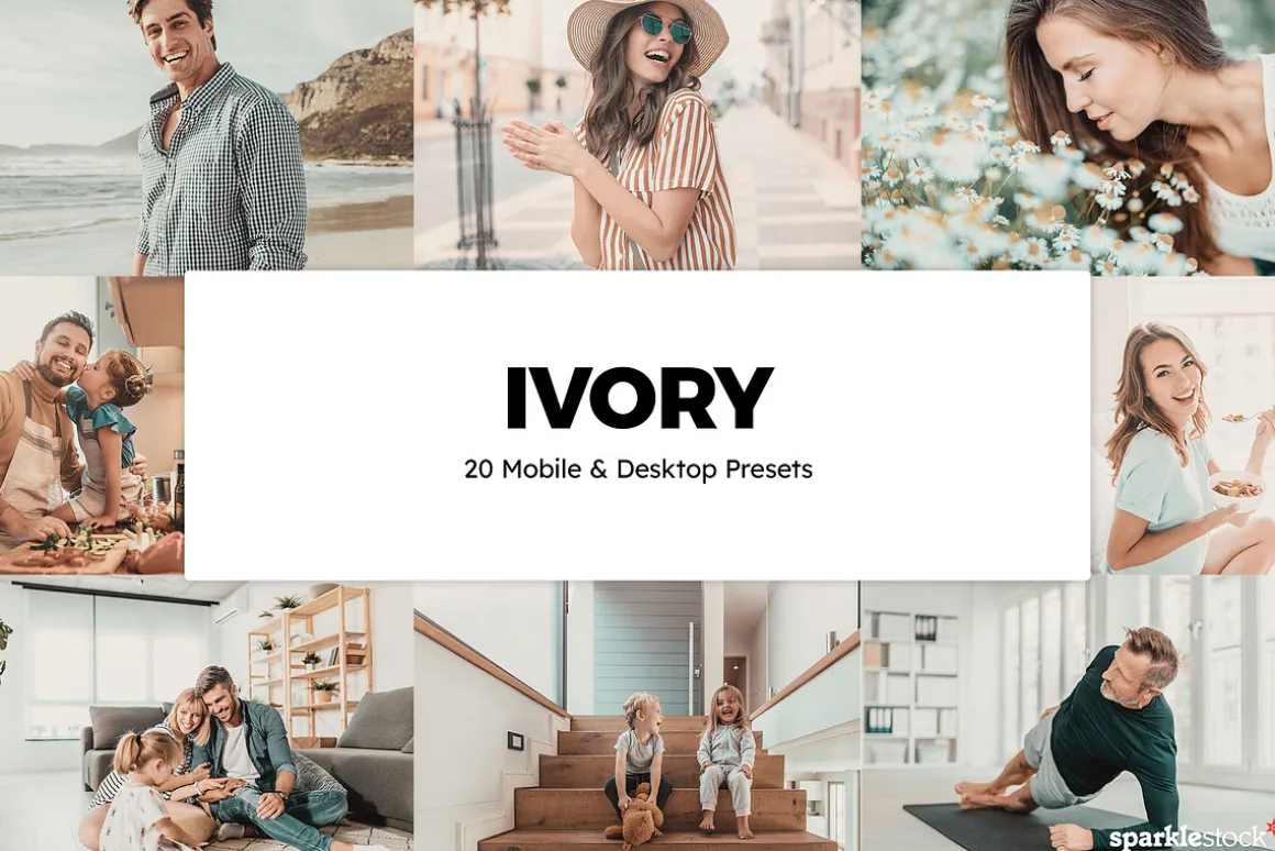 20 Ivory Lightroom Presets & LUTs